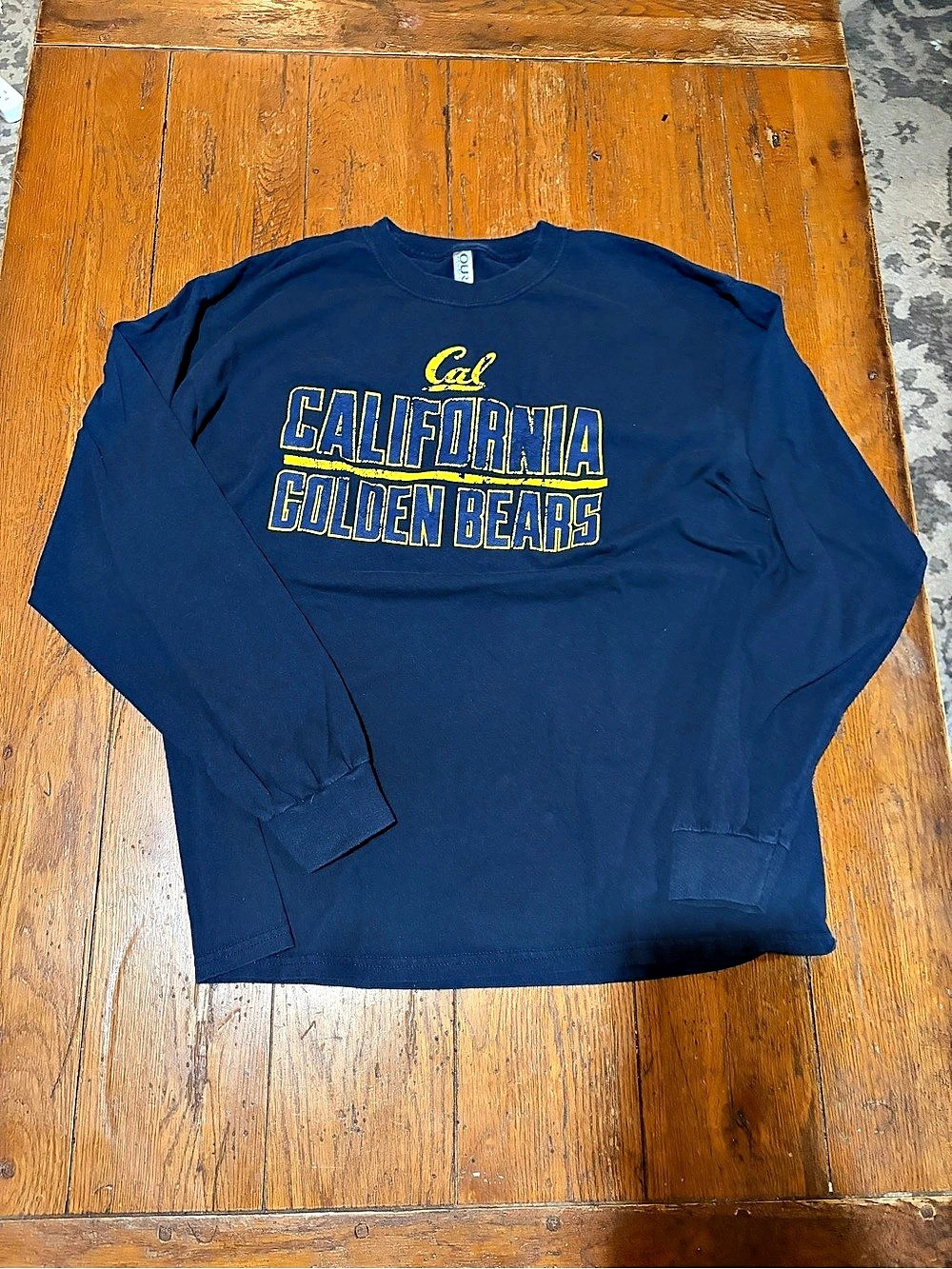 Ouray California Golden Bears Men's Graphic Sweatshirt Size Large Blue & Yellow